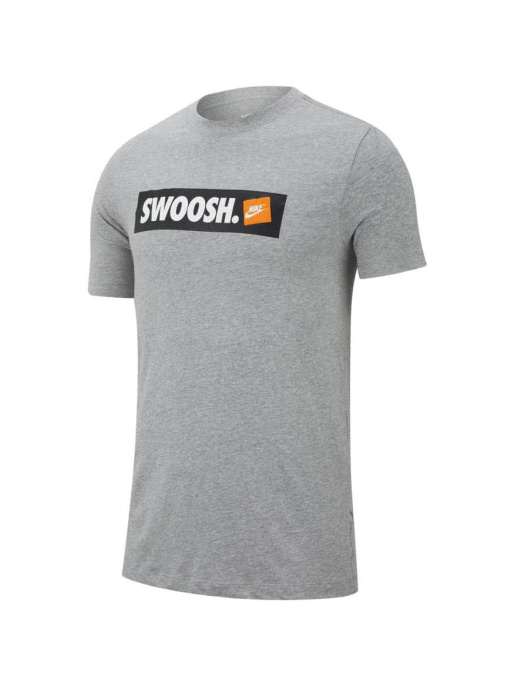 Футболка M NSW TEE SWOOSH BMPR STKR, Nike (Футболка M NSW TEE SWOOSH BMPR STKR, Nike, темно-серый, XXS)