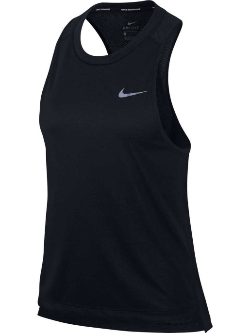 Топ W NK MILER TANK, Nike (Топ W NK MILER TANK, Nike, черный, XXS)