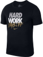 Футболка M NK DRY TEE HARD WORK, Nike (Футболка M NK DRY TEE HARD WORK, Nike, черный, XXS)
