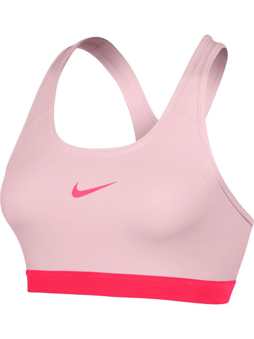 Топ-бра NEW NP CLASSIC BRA, Nike (Топ-бра NEW NP CLASSIC BRA, Nike, бледно-розовый с малиновым, XS)