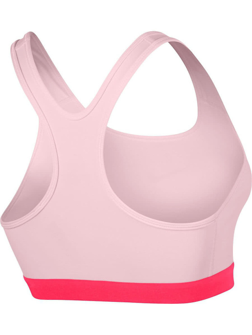 Топ-бра NEW NP CLASSIC BRA, Nike (Топ-бра NEW NP CLASSIC BRA, Nike, бледно-розовый с малиновым, XS)